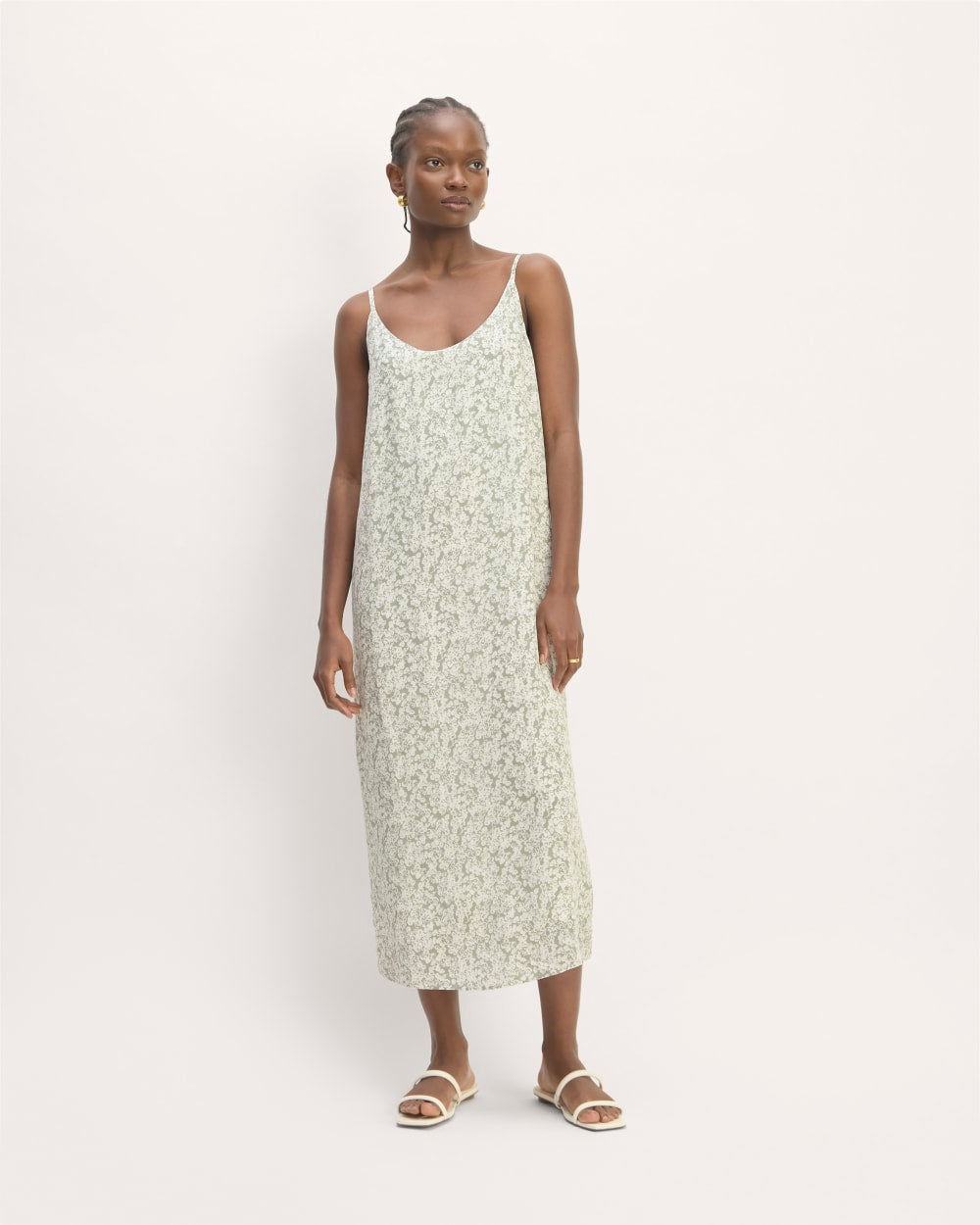womens-viscose-slip-dress-sage-mini-floral | primary