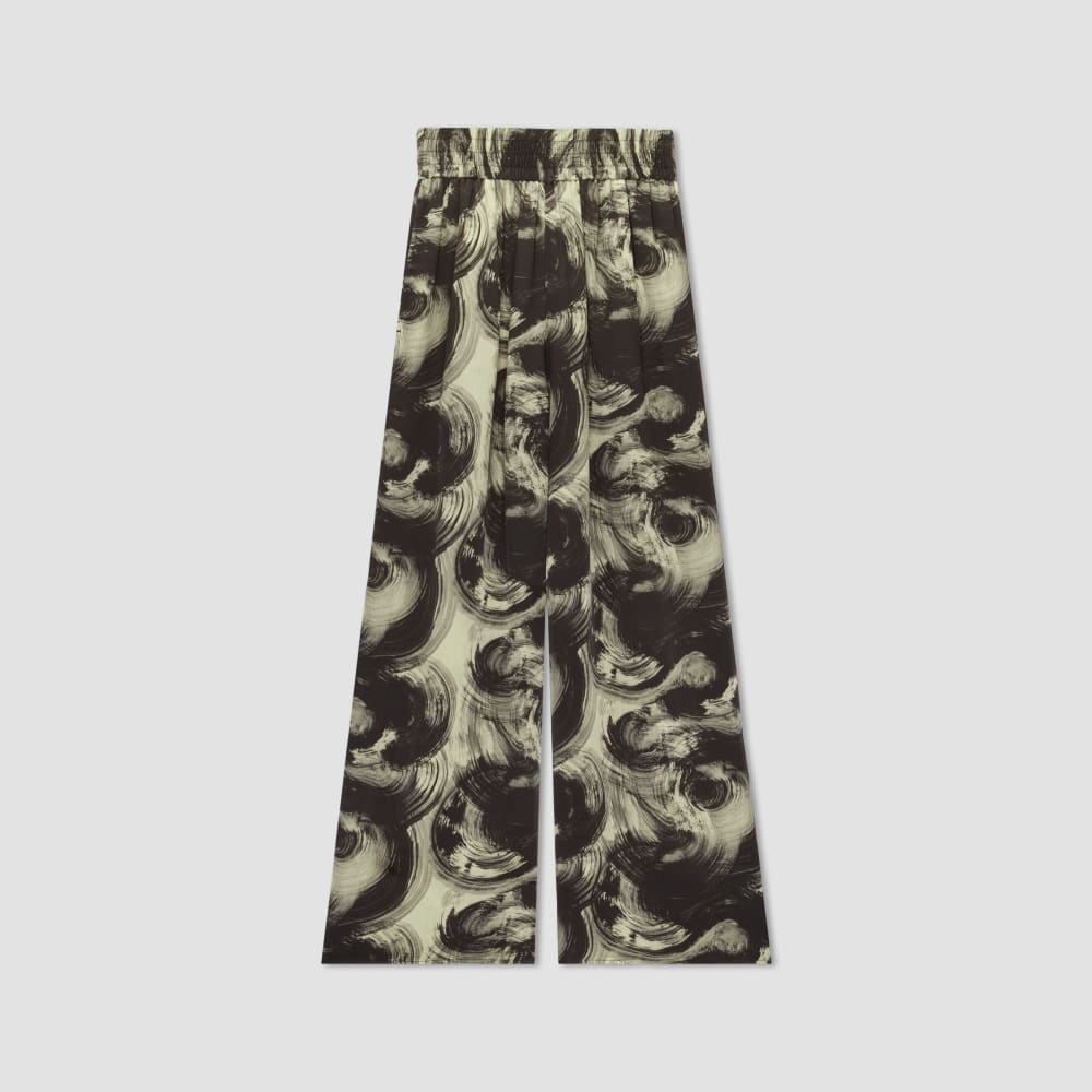 womens-satin-pull-on-pant-pale-yellow | alt