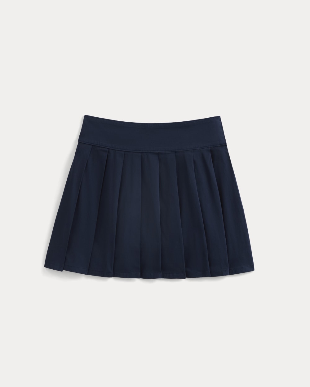 womens-utility-pleated-mini-skirt-navy | alt