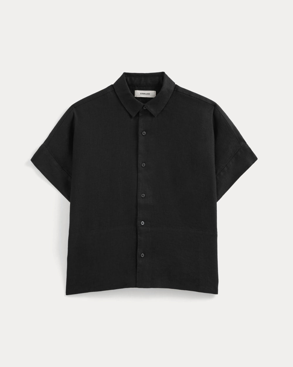 womens-the-boxy-shirt-in-linen-black | alt