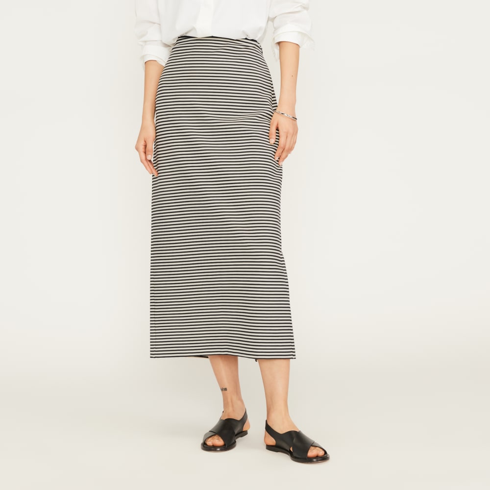 womens-dream-maxi-skirt-parchment-black | primary