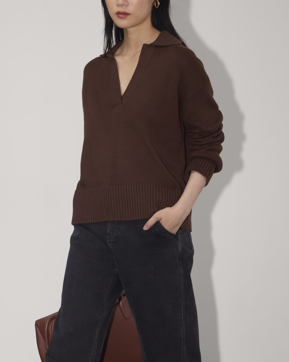 womens-cotton-boxy-polo-dark-mahogany