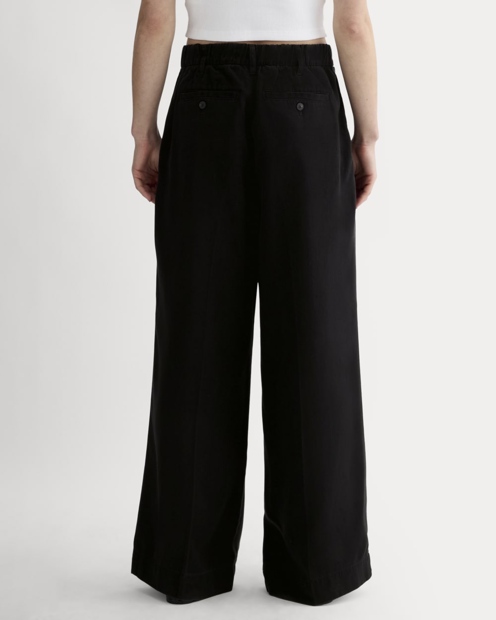womens-tencel-twill-pleated-chino-black