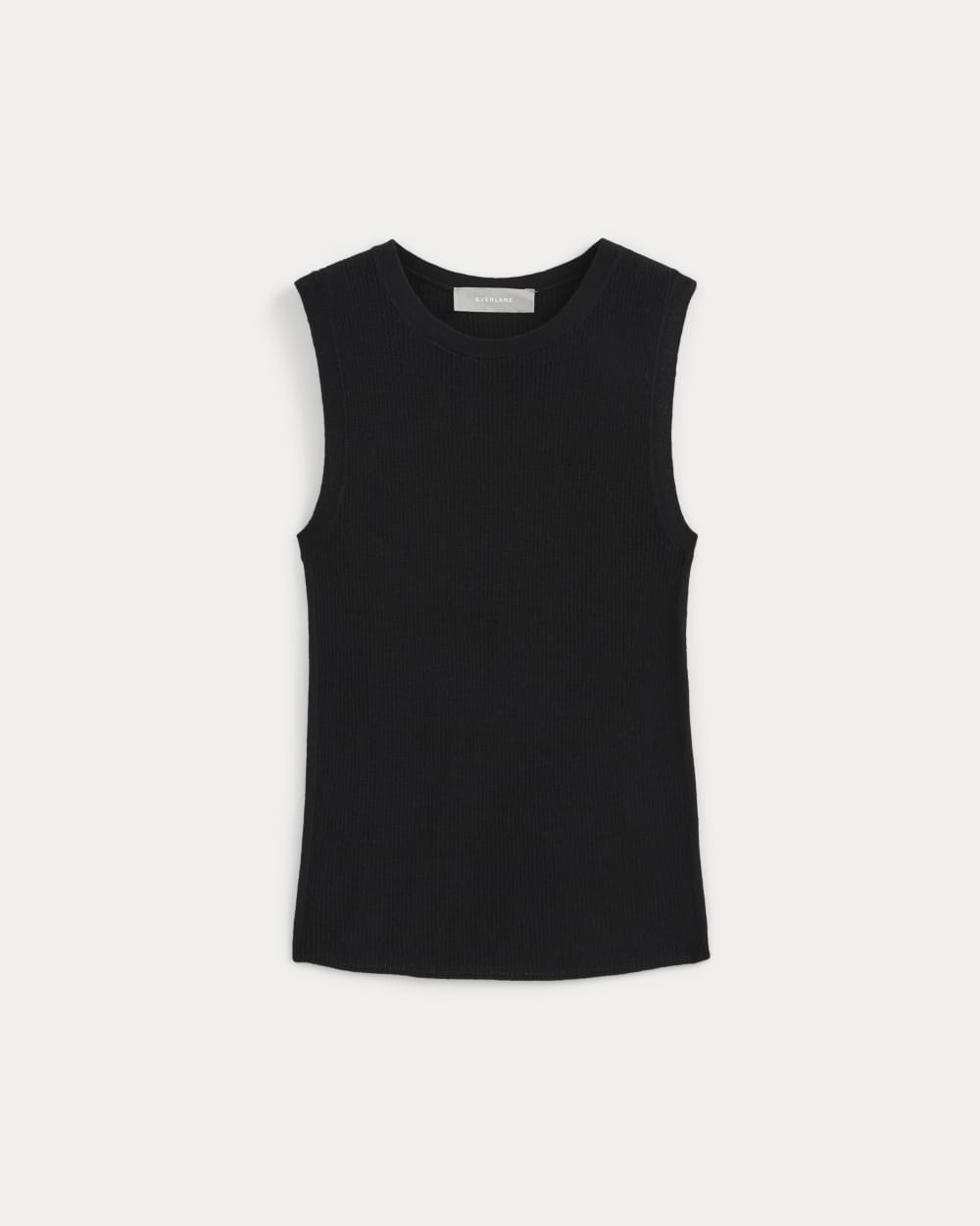 womens-ultrafine-merino-ribbed-shell-tank-black | alt