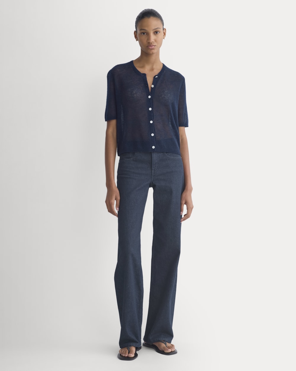 womens-air-alpaca-short-sleeve-cardigan-navy