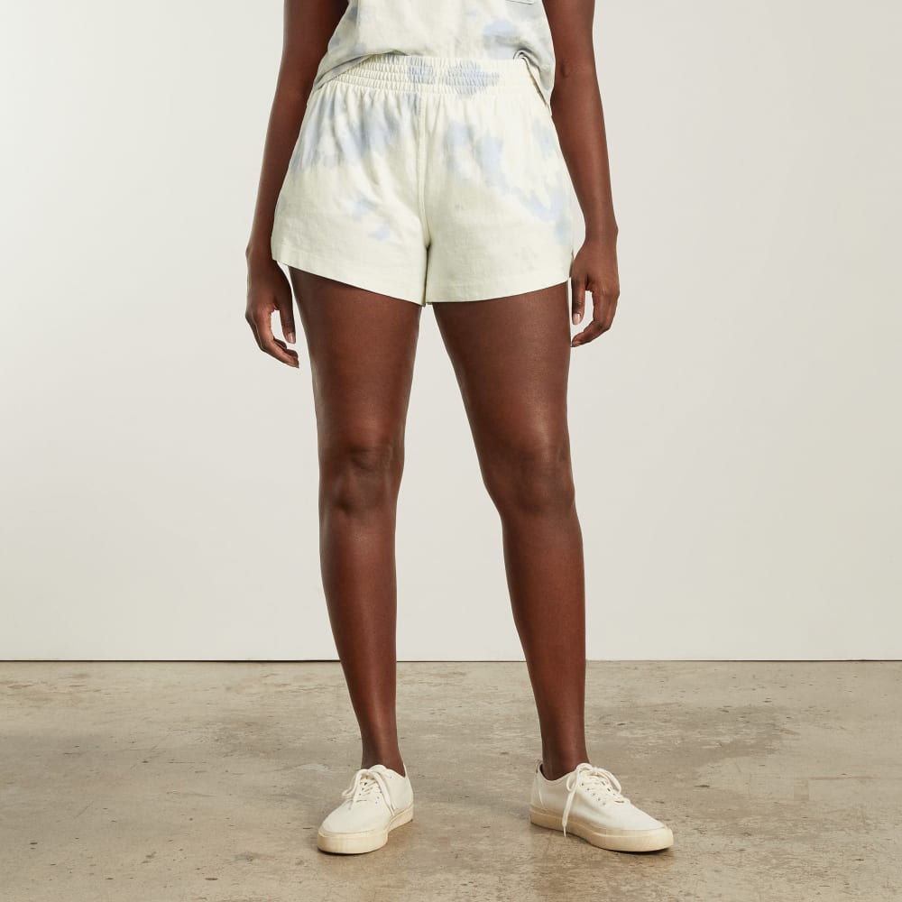 womens-retro-jersey-short-slate-tie-dye | primary