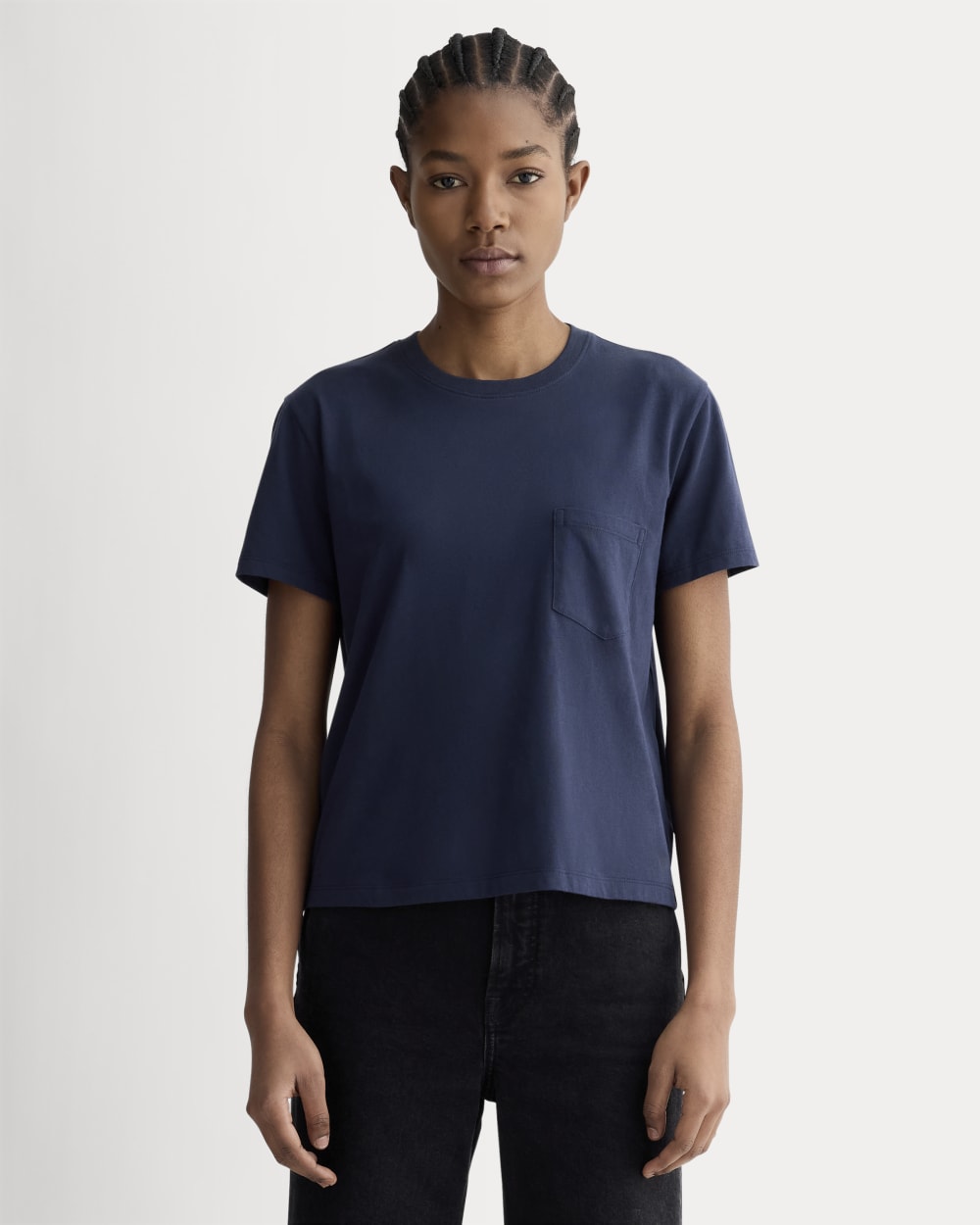 Everlane Box-Cut Tshirt, Essential Cotton