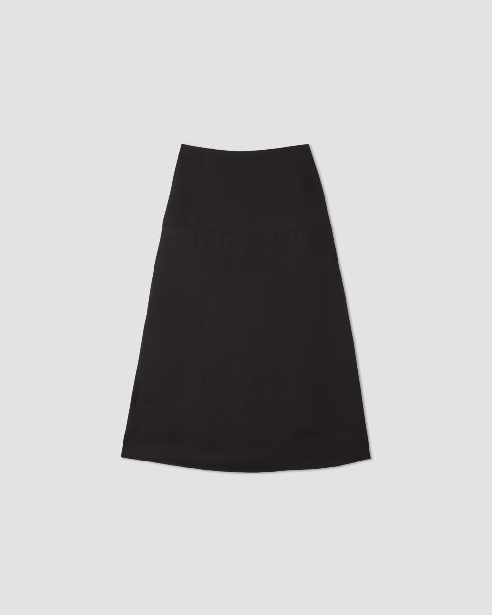 womens-hammered-satin-slip-skirt-black | alt