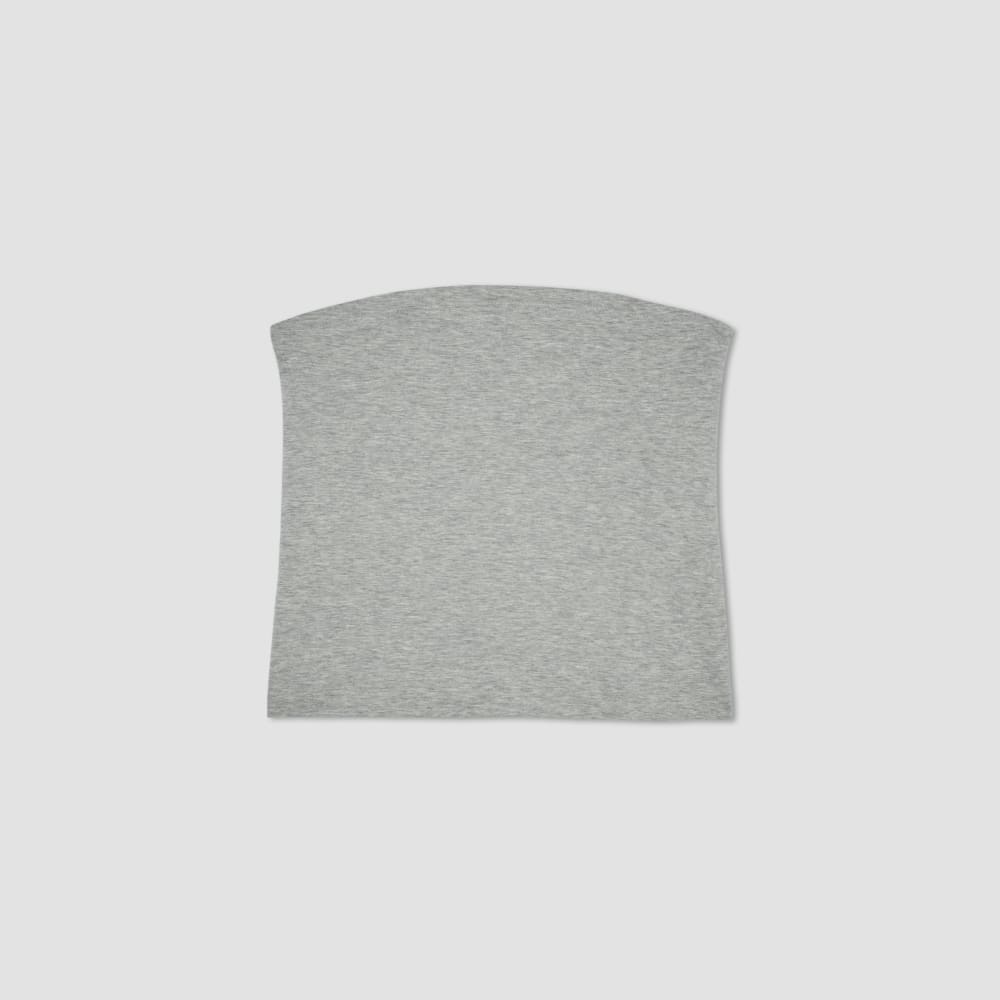 womens-tube-top-heathered-grey | alt