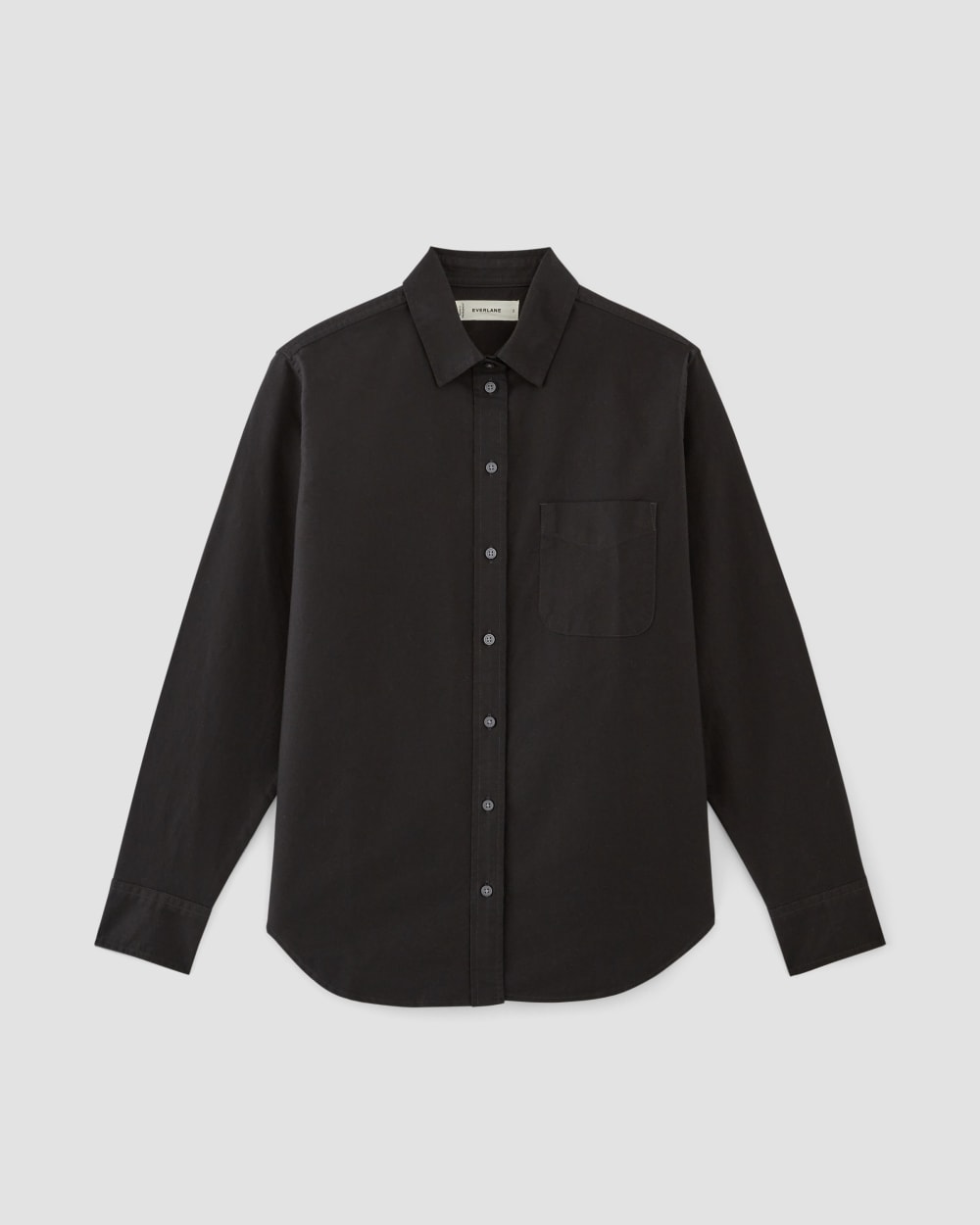 womens-relaxed-oxford-shirt-black | alt