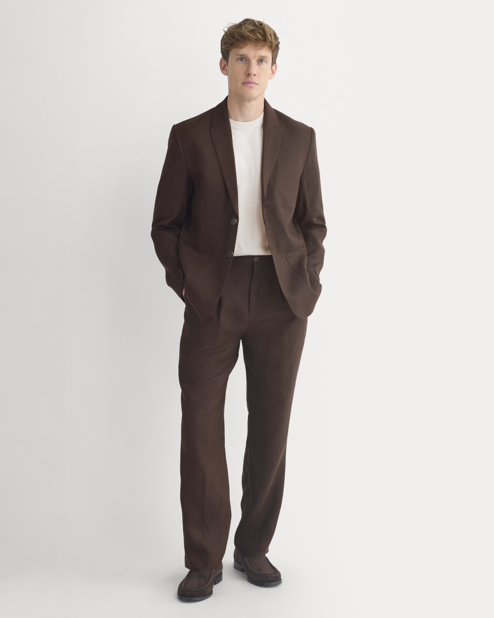 mens-soyeux-linen-linen-blazer-dark-brown | alt