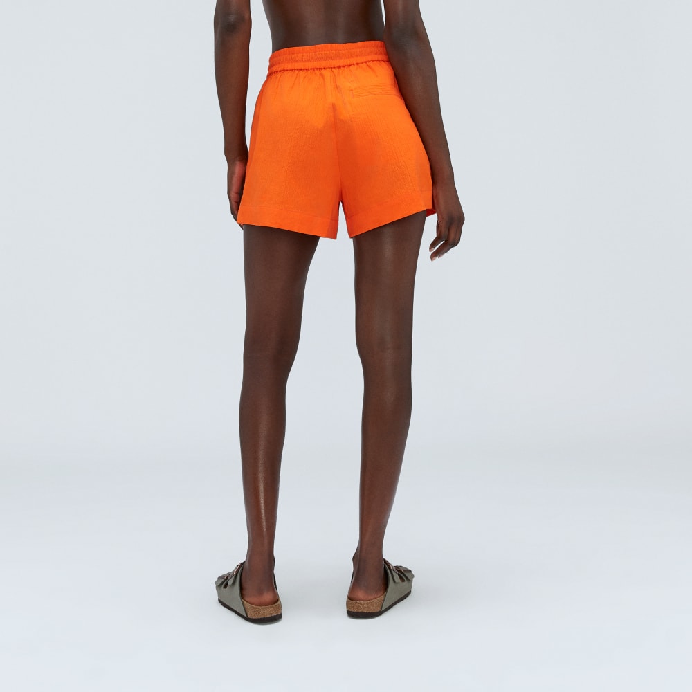 womens-seersucker-boxer-short-bright-orange