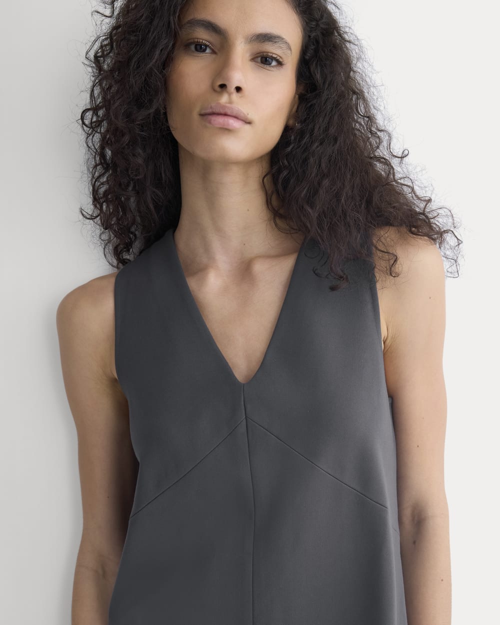 womens-ponte-v-neck-mini-dress-graphite