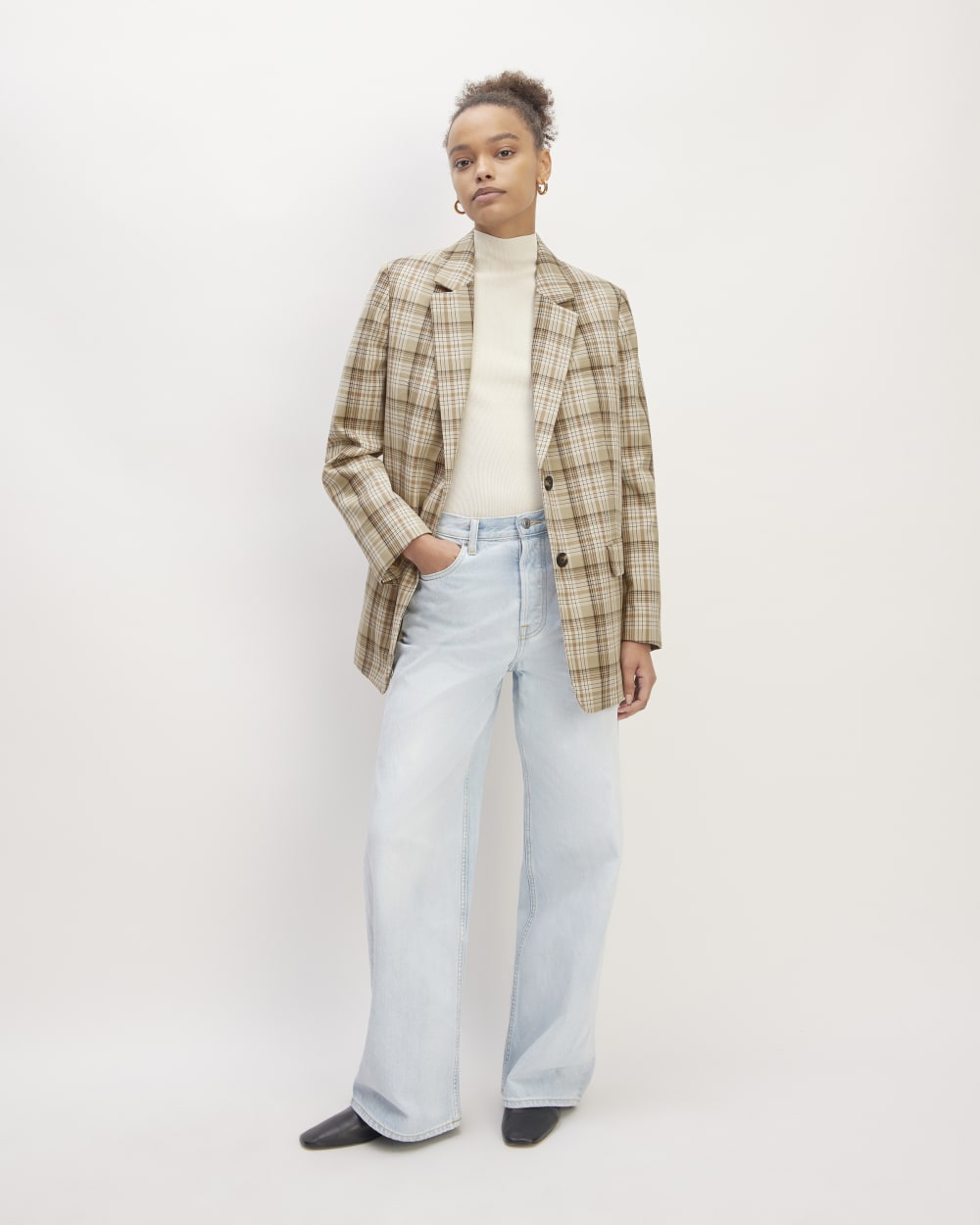 womens-tencel-oversized-blazer-pale-khaki-plaid