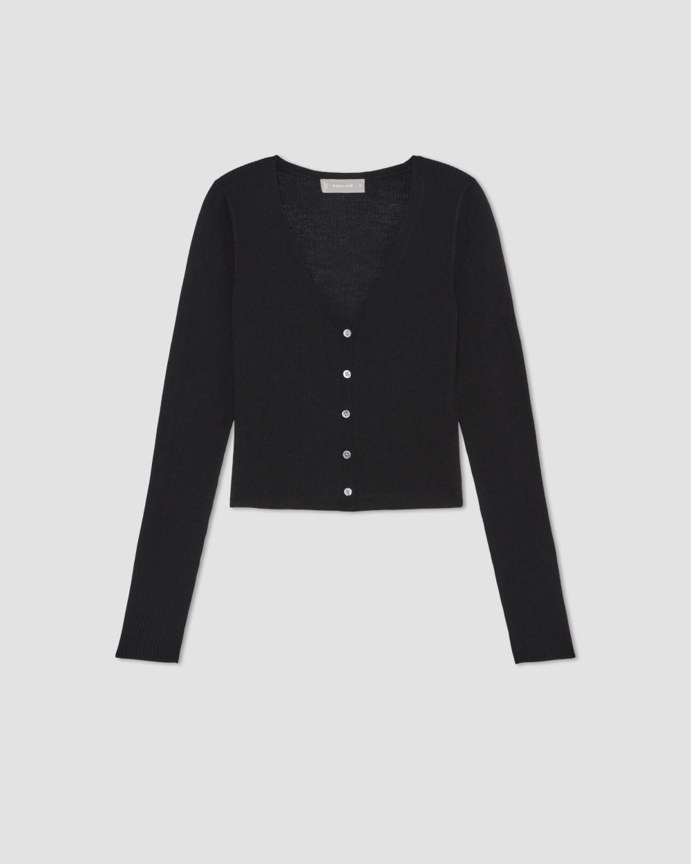 womens-ultrafine-merino-ribbed-cardigan-black | alt