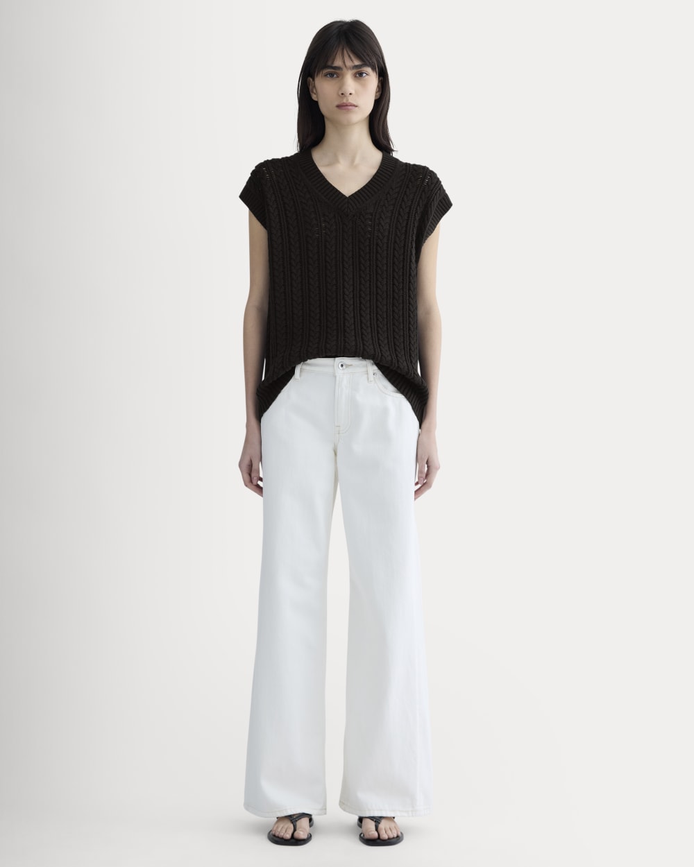 womens-mesh-cable-vest-everyday-cotton-black