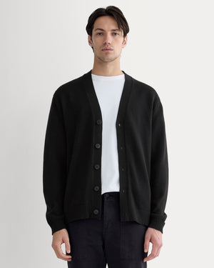 The Classic Cardigan in Everyday Cotton | Black