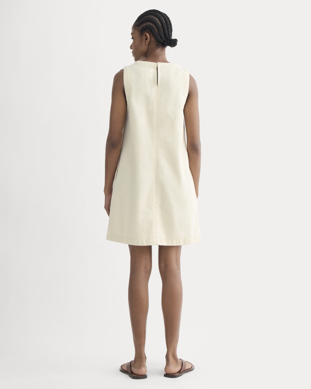 womens-denim-shift-dress-ecru