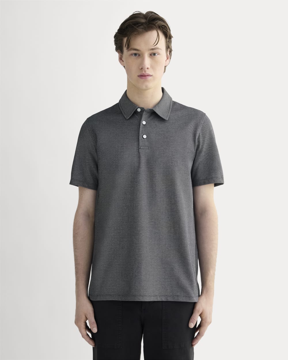 mens-cfo-polo-black-chambray | primary
