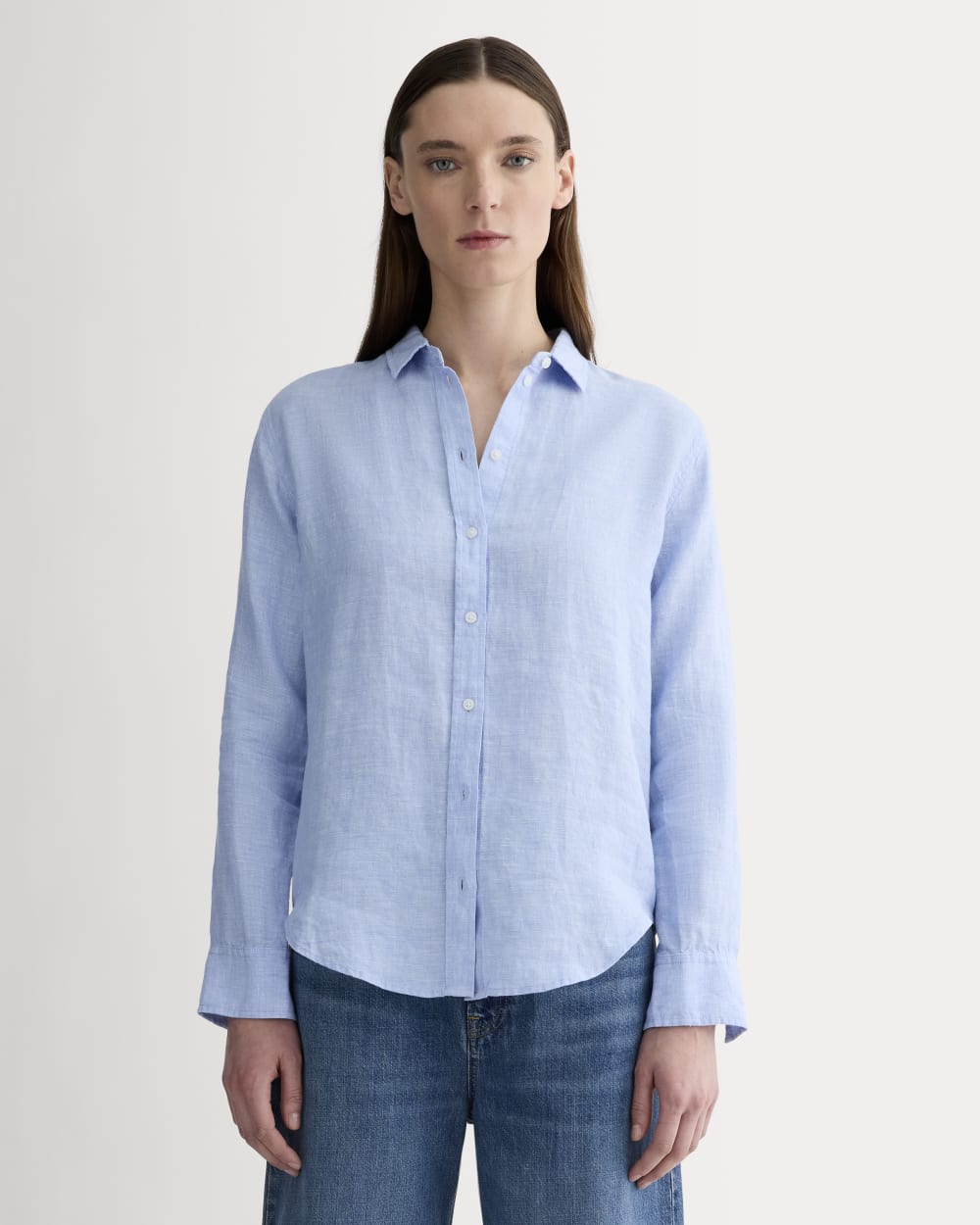 womens-relaxed-linen-shirt-light-blue | primary