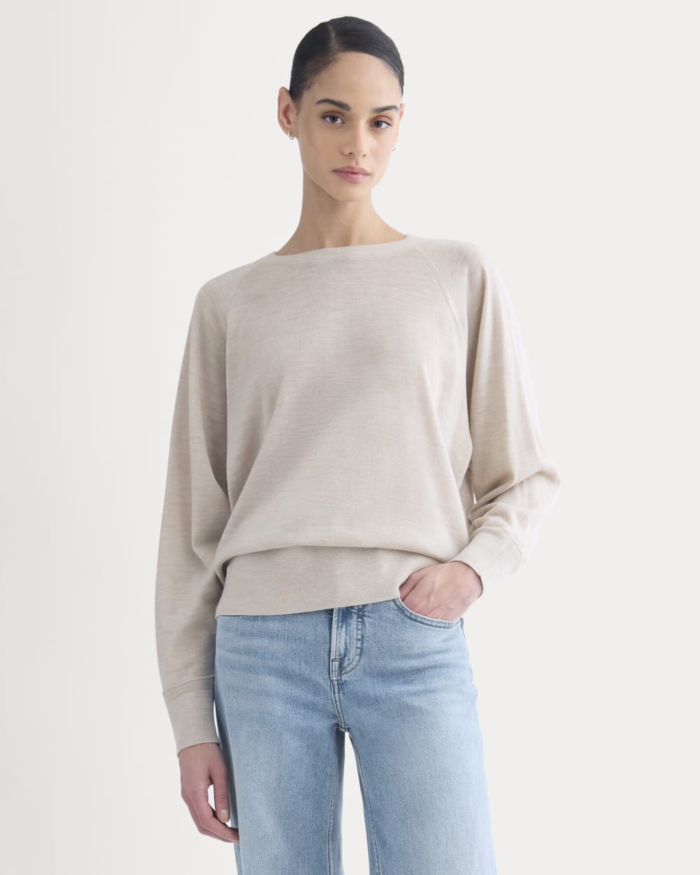 womens-gym-sweater-in-ultrasoft-merino-heathered-oat | primary