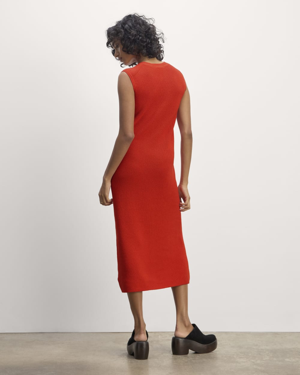 womens-midi-dress-everyday-cotton-poppy-red