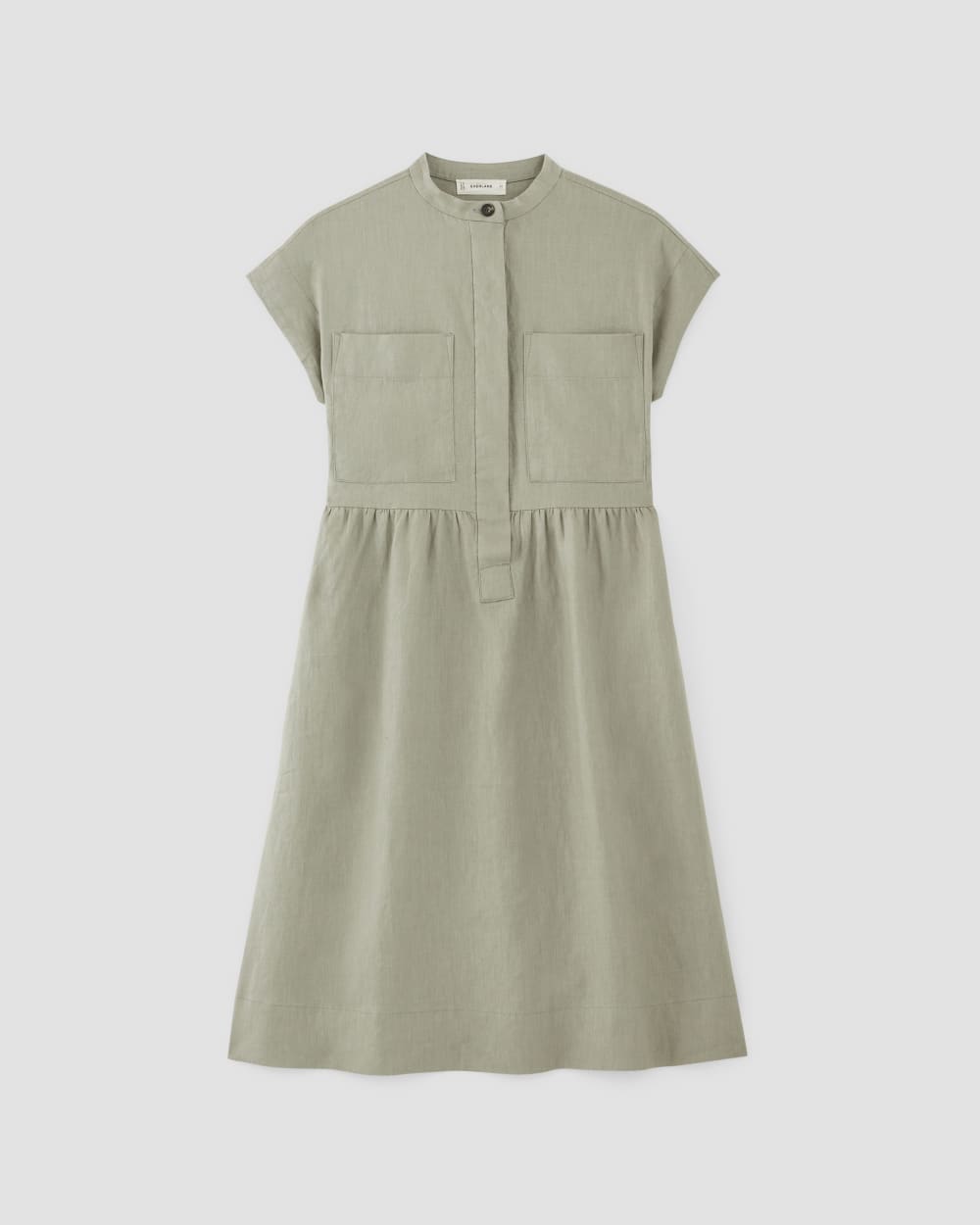 womens-linen-workwear-midi-dress-sage-green | alt