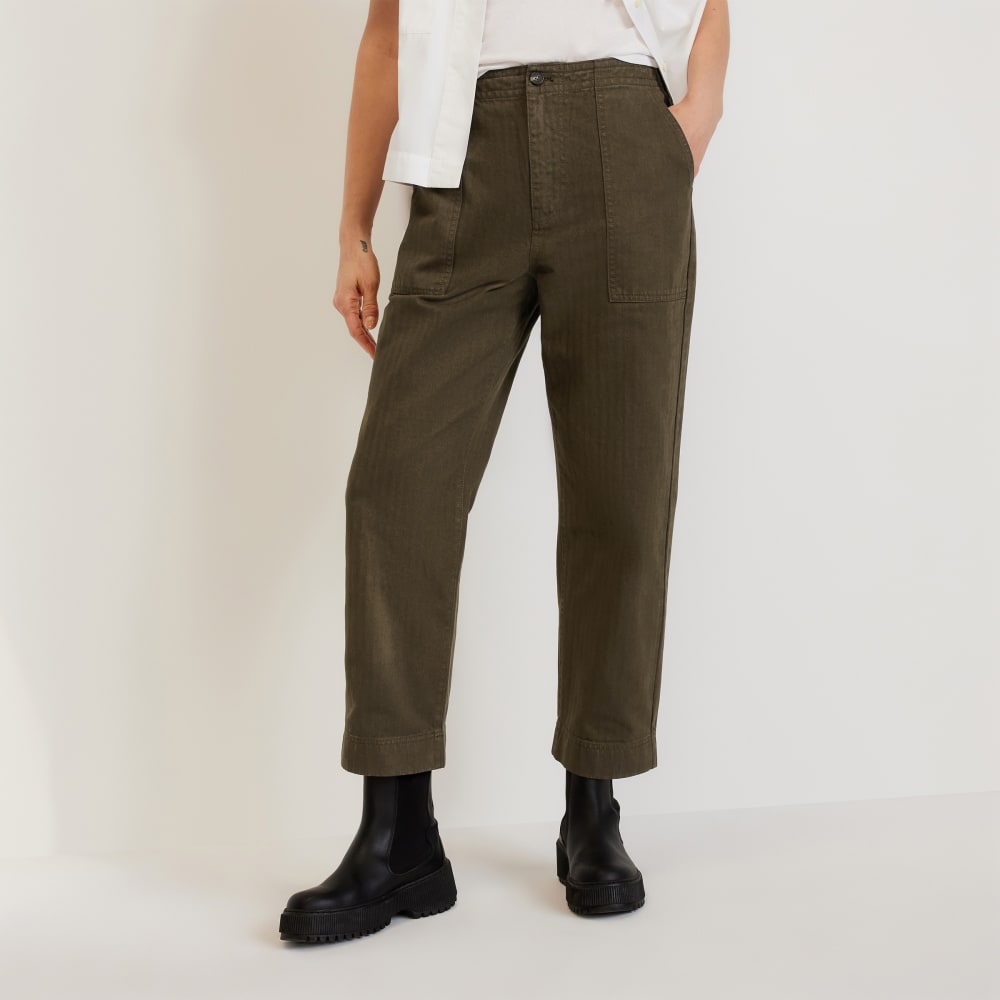 womens-organic-cotton-herringbone-pant-beech | primary