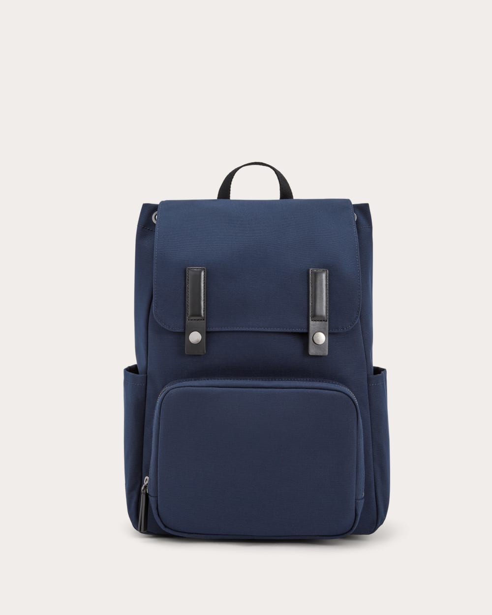 Everlane Canvas Backpack In Navy, Cotton/Leather