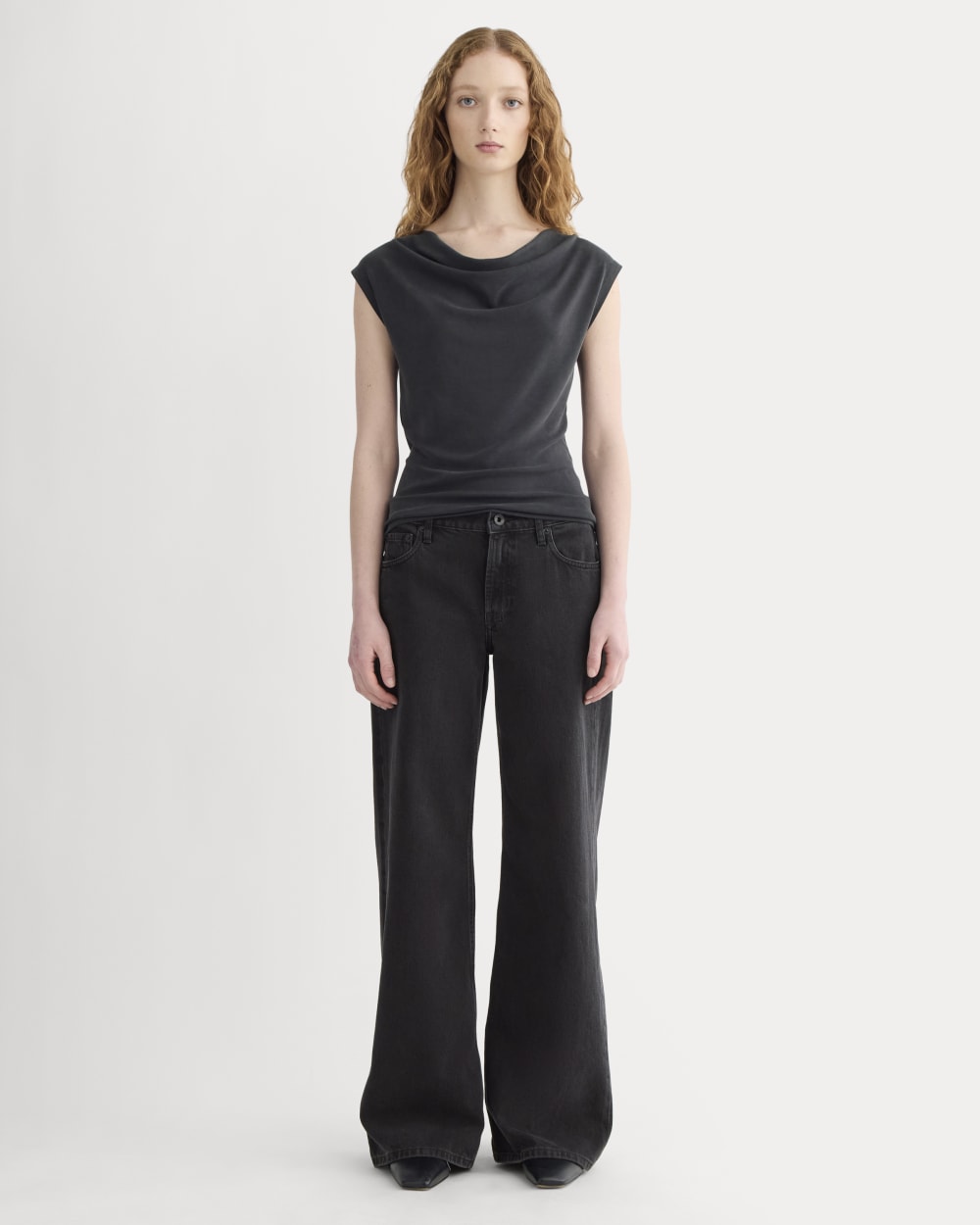 womens-cowl-neck-top-in-butterknit-black