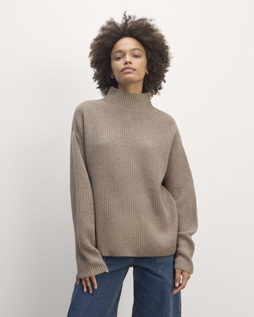 The Fisherman Turtleneck in Wool Cashmere | Oatmeal – Everlane