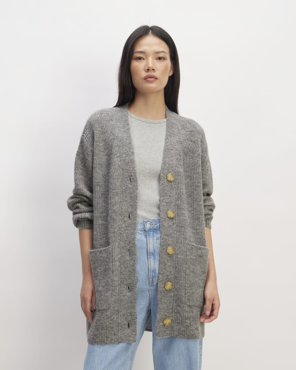 womens-oversized-alpaca-cardigan-charcoal | primary