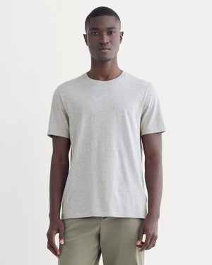 The Essential Organic Crew |  Heathered Grey