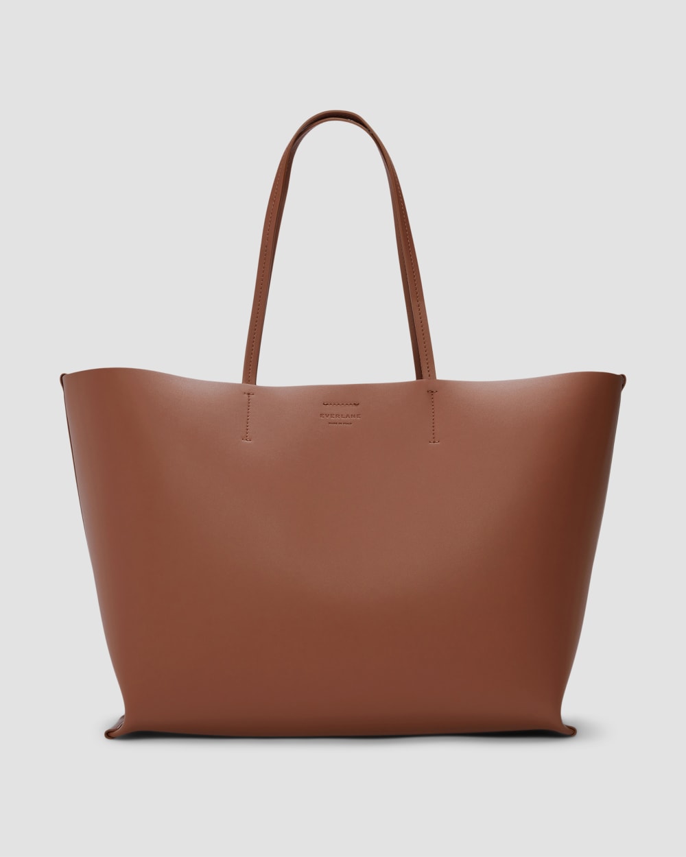 The Luxe Italian Leather Tote Cognac – Everlane