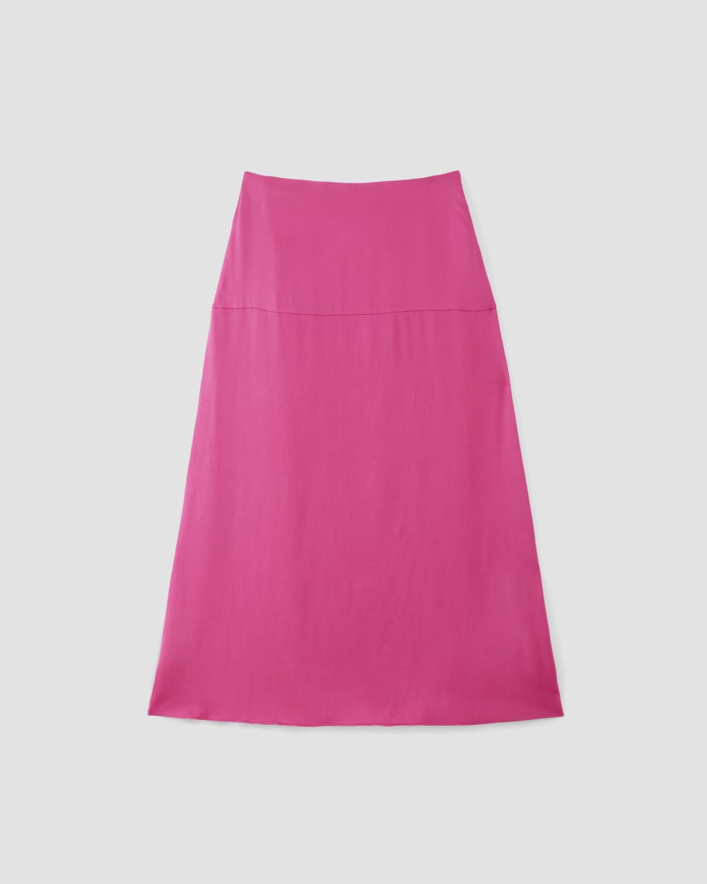 womens-hammered-satin-slip-skirt-fuschia-pink | alt