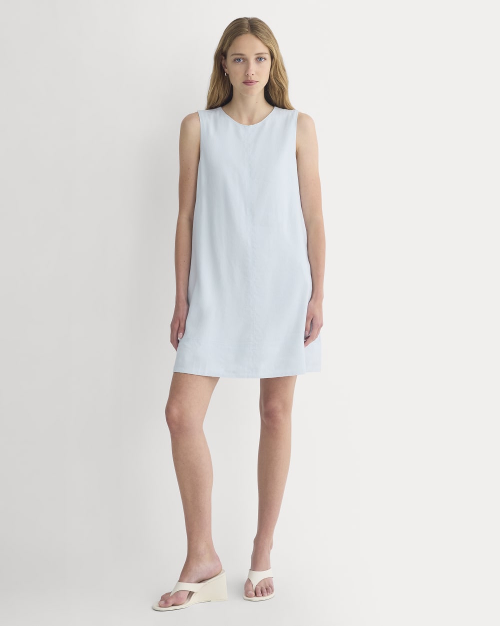 The Shift Dress in Stretch Linen