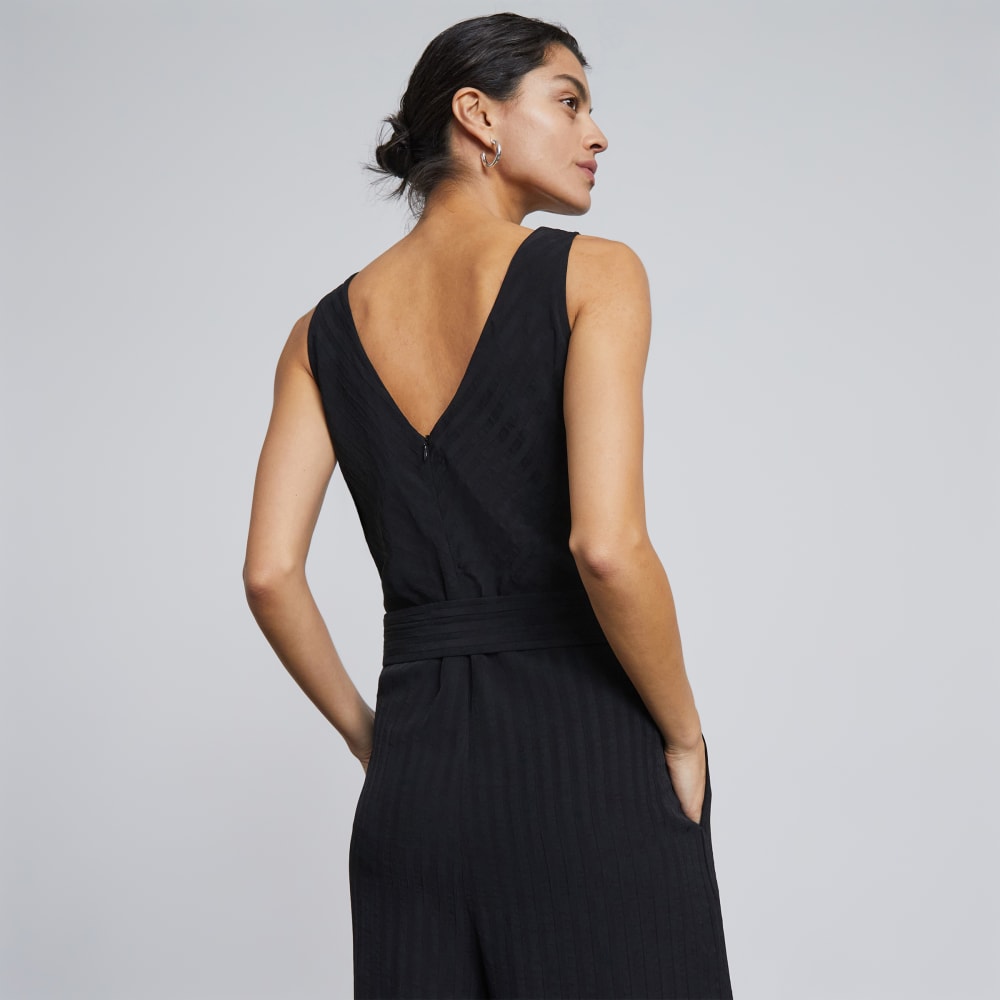 womens-city-stripe-draped-jumpsuit-black