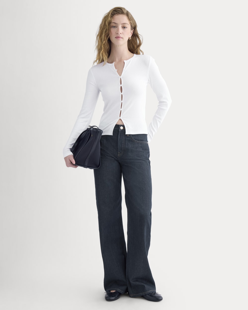 womens-luxe-rib-button-up-top-white