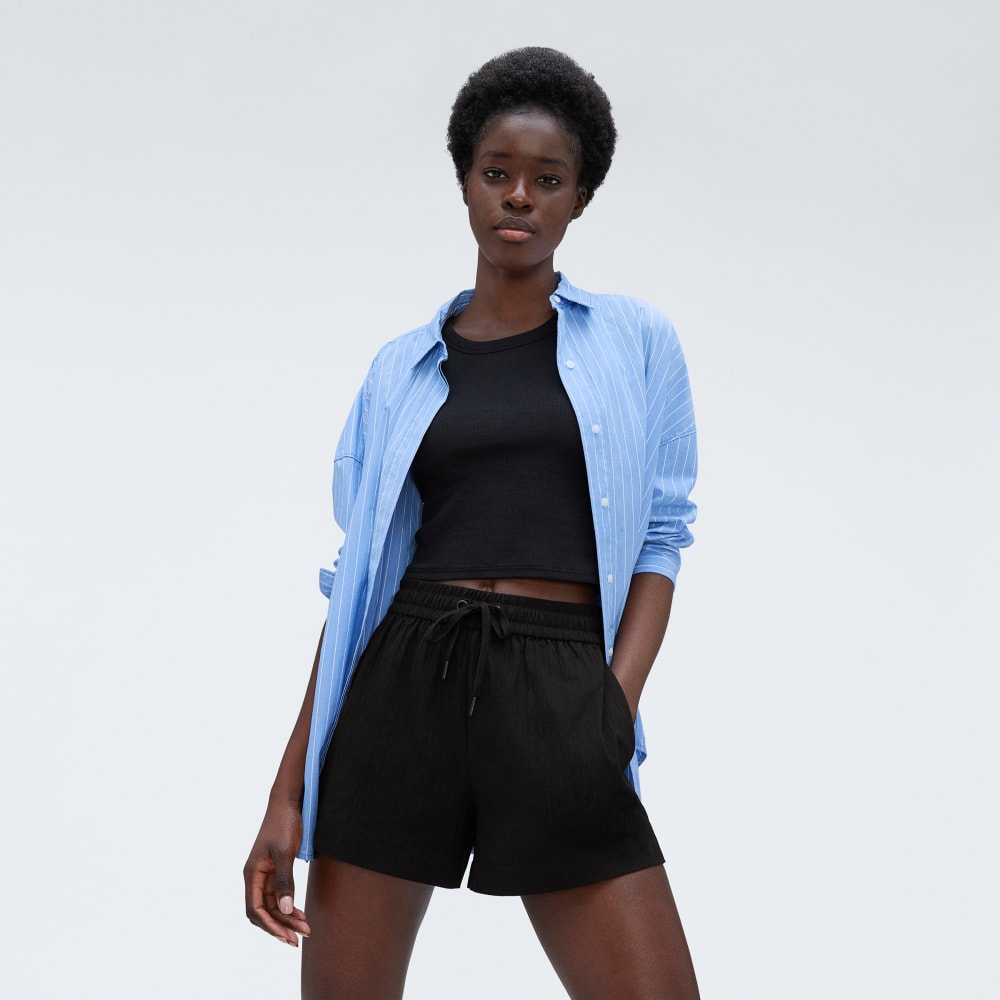 womens-seersucker-boxer-short-black