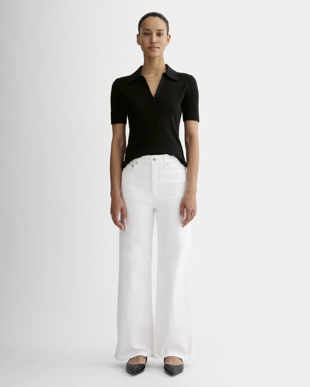 womens-knit-polo-black