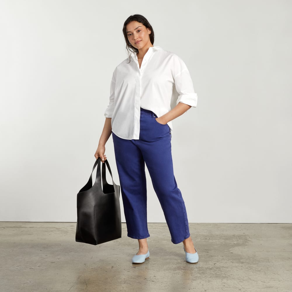 womens-oversized-poplin-shirt-white | alt