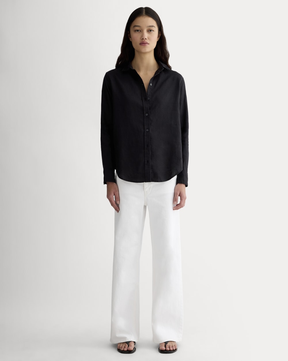 womens-relaxed-linen-shirt-black
