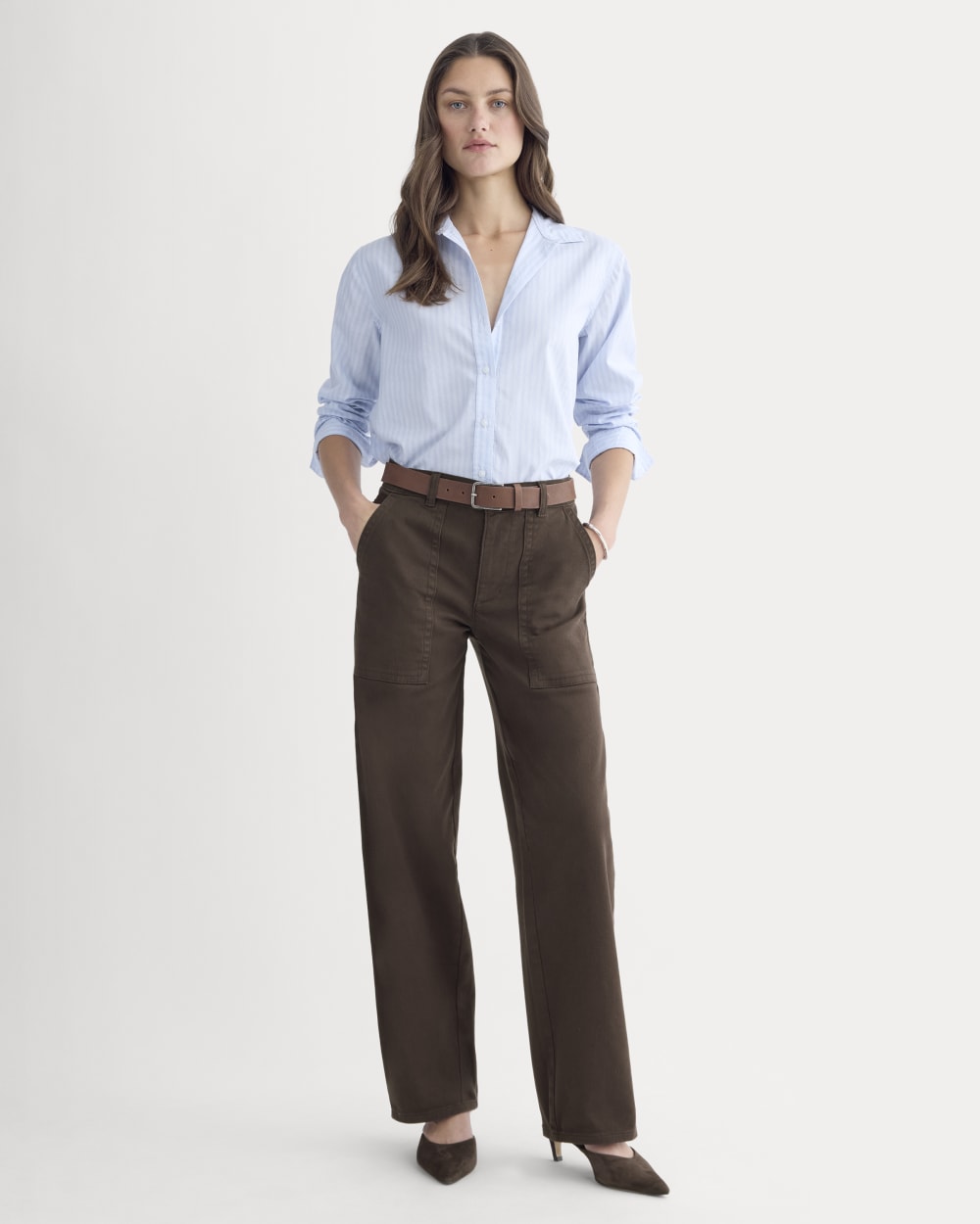 womens-utility-patch-pocket-pant-dark-chocolate | primary