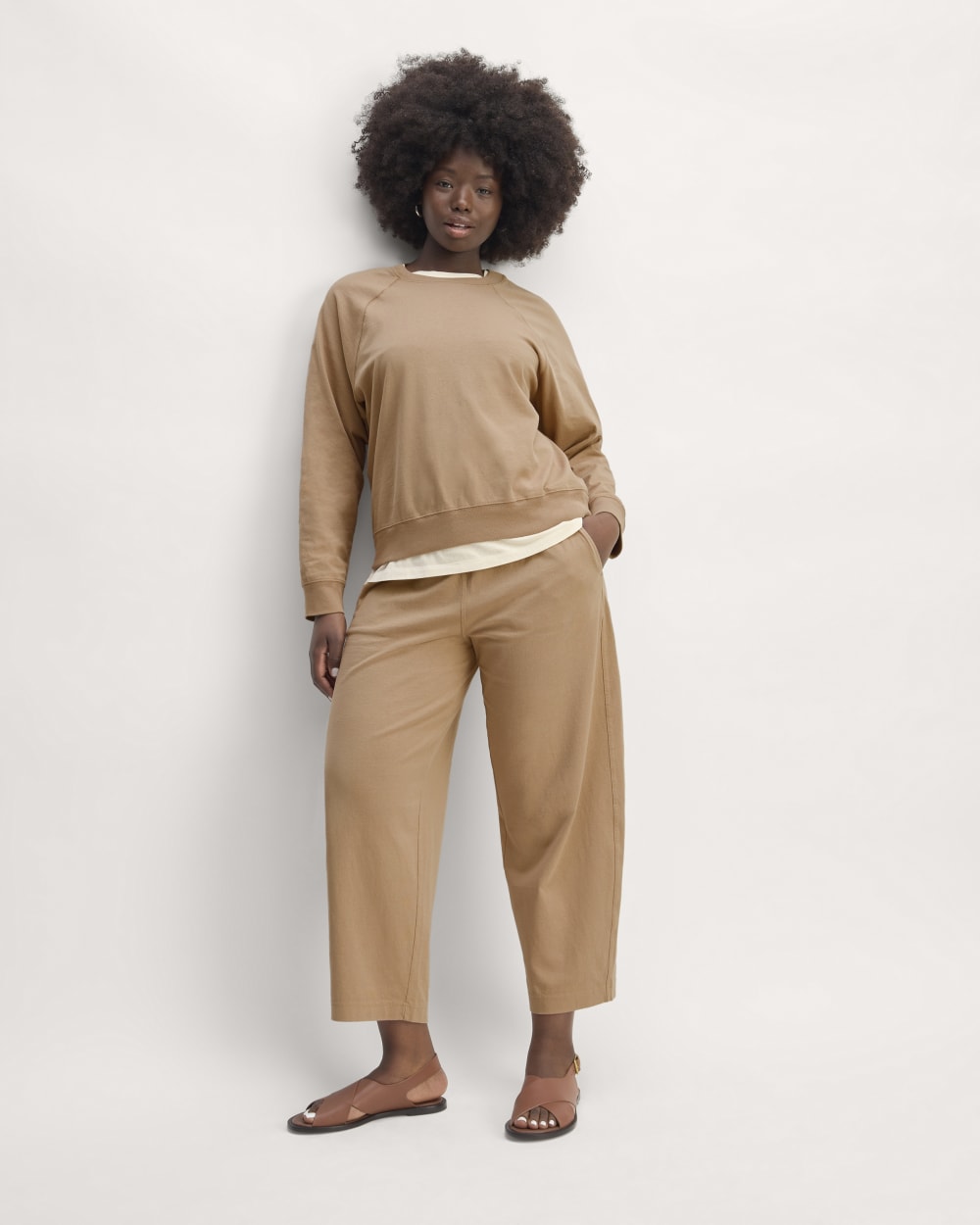 The Off-Duty Barrel Pant Chanterelle – Everlane