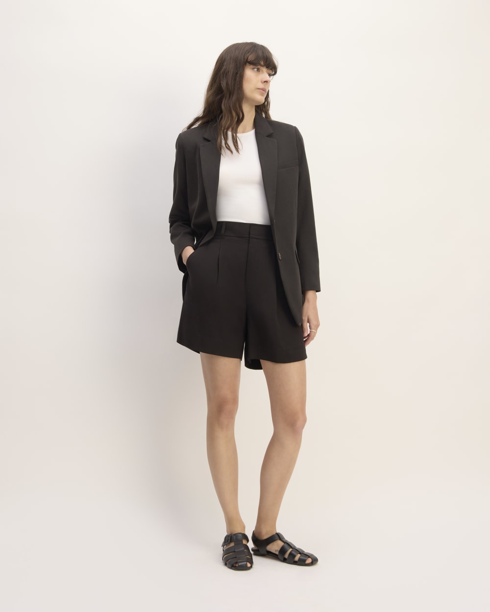 womens-way-high-drape-short-black | primary