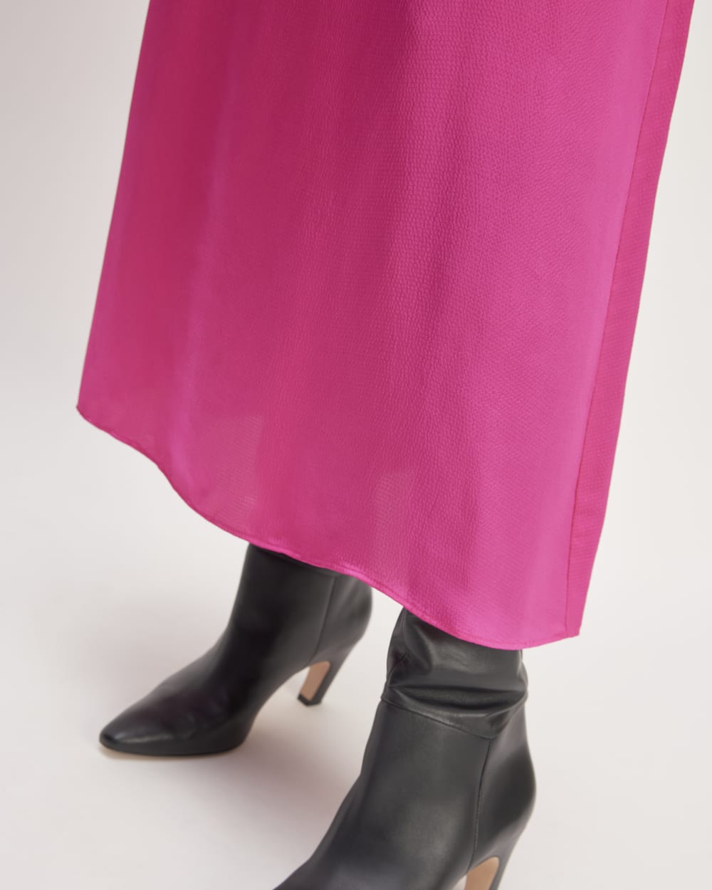 womens-hammered-satin-slip-skirt-fuschia-pink