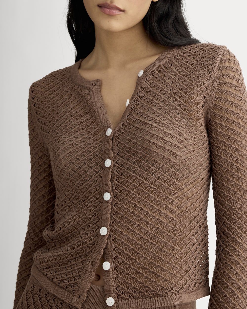 womens-lace-knit-cardigan-mocha