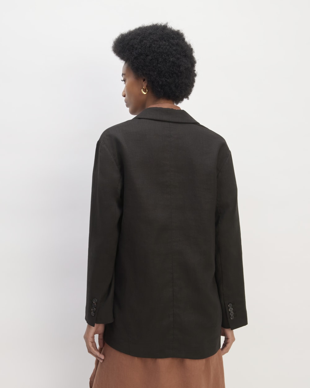 womens-linen-double-breasted-blazer-black