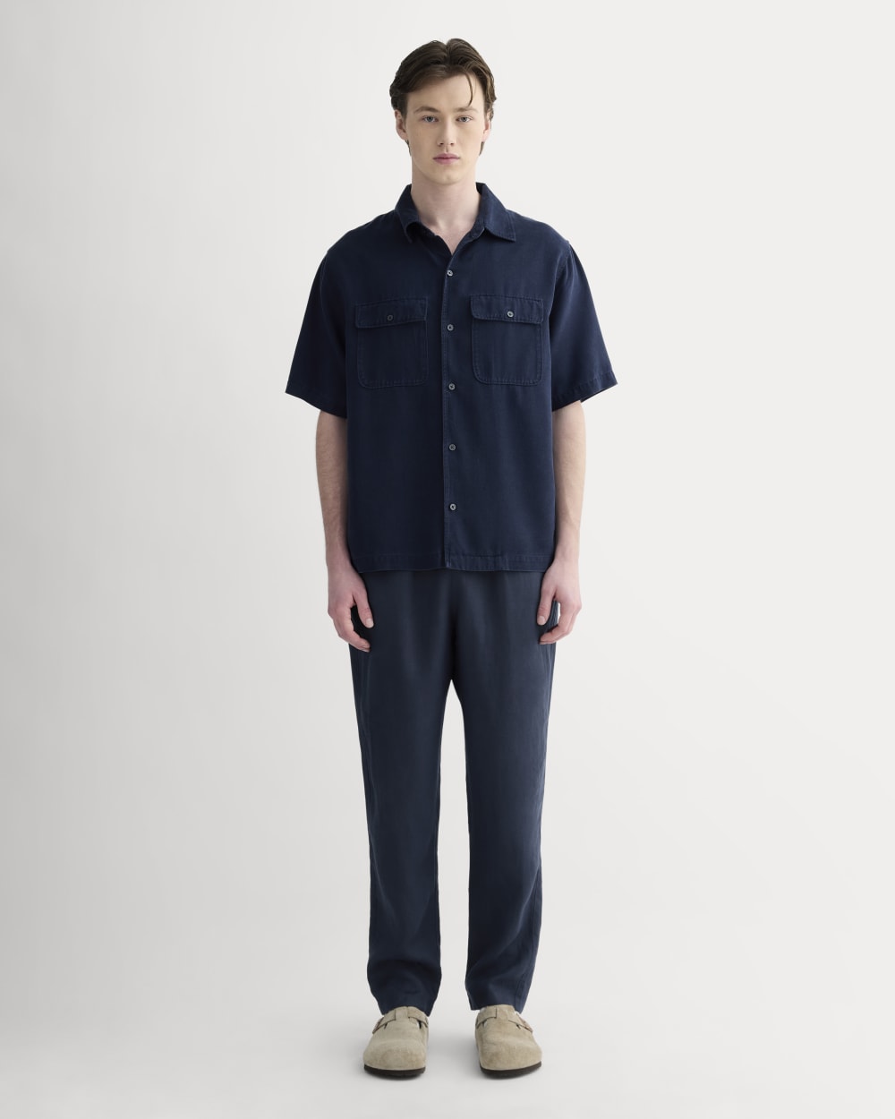 The Linen Easy Pant | Navy – Everlane