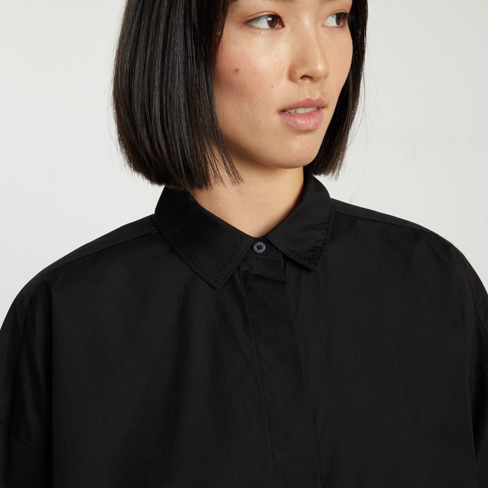 womens-oversized-poplin-shirt-black